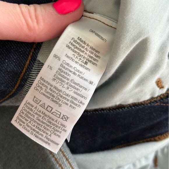 Madewell Womens Dark Denim 90’s Straight Jean - Picture 10 of 10